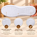 Kit 2 Pares de Sapatilha Sola Macia e Respiráveis, Leve e Confortável + BRINDE: 10 Pares de Meia